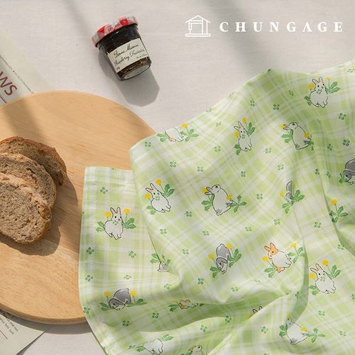 コットンテーブルクロステーブルテーブルテーブルクロスカバーストラップトップイベントテーブル梁ジョイフルバニー90x110