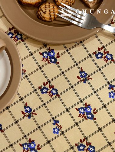 コットンテーブルクロステーブルテーブルテーブルクロスカバーガールストーンイベントテーブルボルトビンテージバディ90x110