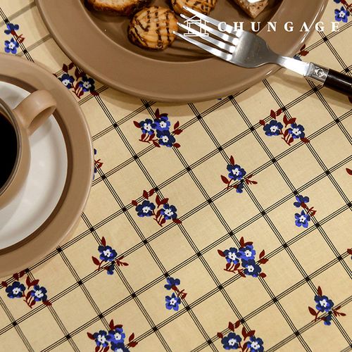 コットンテーブルクロステーブルテーブルテーブルクロスカバーガールストーンイベントテーブルボルトビンテージバディ90x110