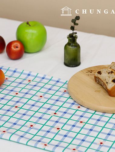 コットンテーブルクロステーブルテーブルテーブルクロスカバーストーントップイベントテーブルテーブルキッチチェック90x110