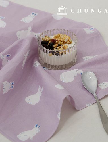 コットンテーブルクロステーブルテーブルテーブルクロスカバーストラップトップイベントテーブルボラララビット90x110