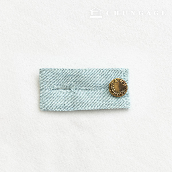 魔術ボタンズボンウエスト伸縮デニム修理カチカチデニムタップC-01