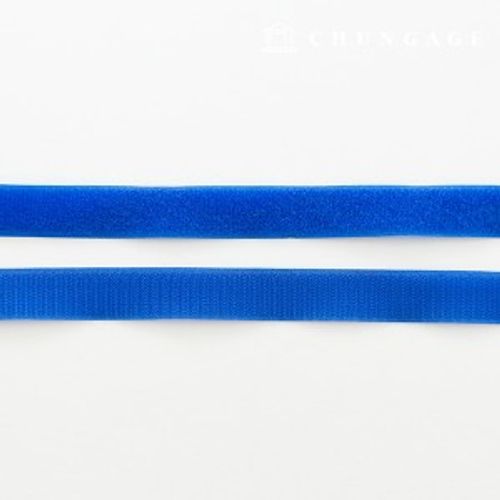 マジックテープ付き25mm縫製用ベルクロテープ1ヤード両面セットコバルトブルー