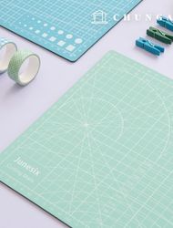 カラーカットマットA4カッティングデスクマット裁断板パッドミント
