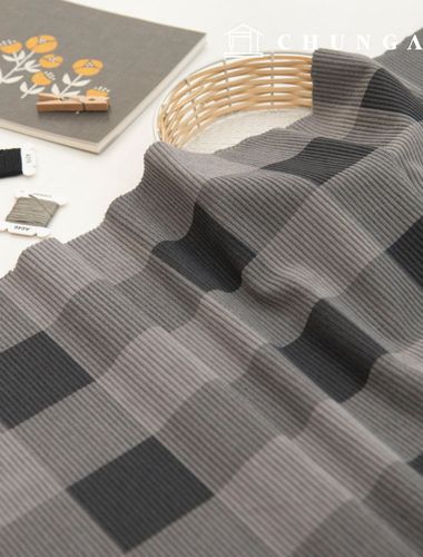 コーデュロイ生地 スパン中ゴルデン 8W コーデュロイ生地 広幅 冬生地 モノチェック 3種