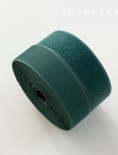 マジックテープ付き10マロール両面セット縫製用ベルクロテープ50mmジンチョロック