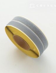 マジックテープ付き10マロールセット両面撮影テープ接着25mmグレー