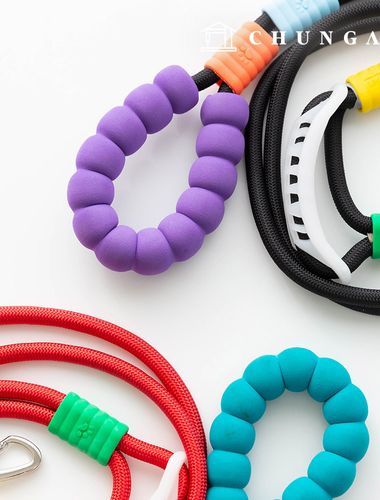 ペットの子犬散歩スポンジハンドルハンズフリーリード線