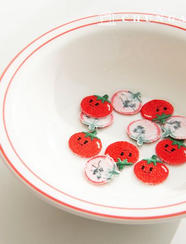 熱接着ワッペントマト