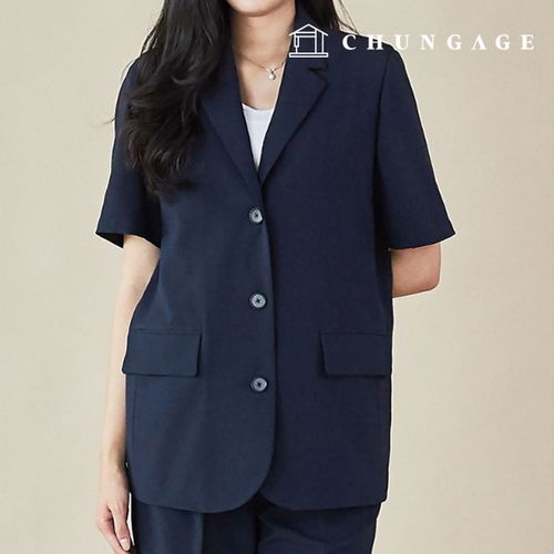 パタン女性テーラーカラーオーバーフィットジャケット服作り P1263