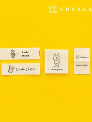 綿ラベル両接挟みラベルフレンズ4本セットチュチュKL086