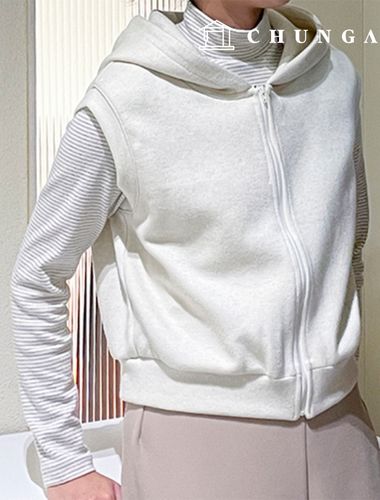 パタン女性クロップドオーバーフィットフードベストベスト服作り P1828