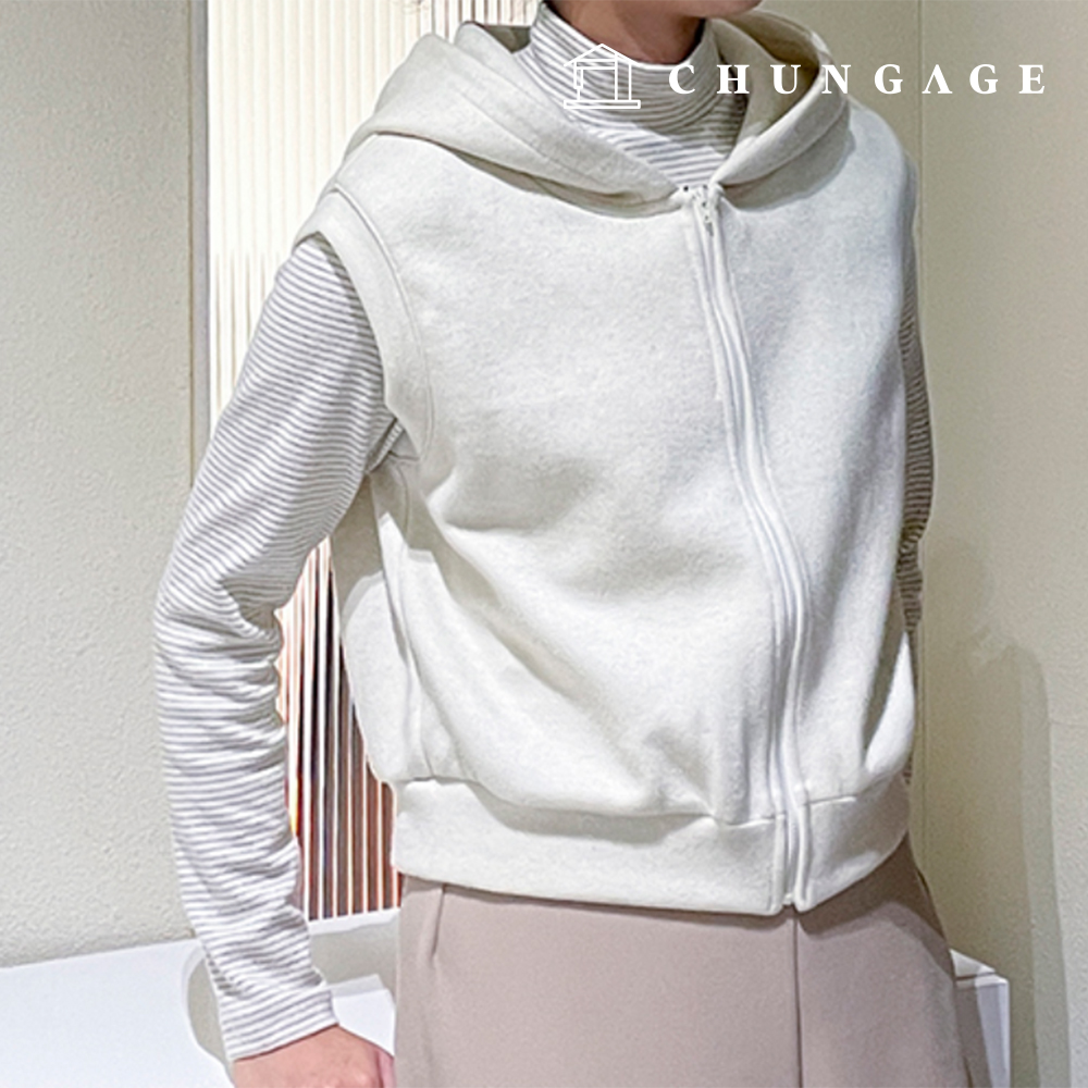 パタン女性クロップドオーバーフィットフードベストベスト服作り P1828