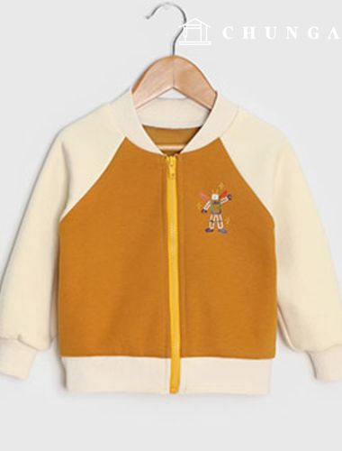 パタン子供配色転写紙ラグランジップアップジャケット服作りP1457