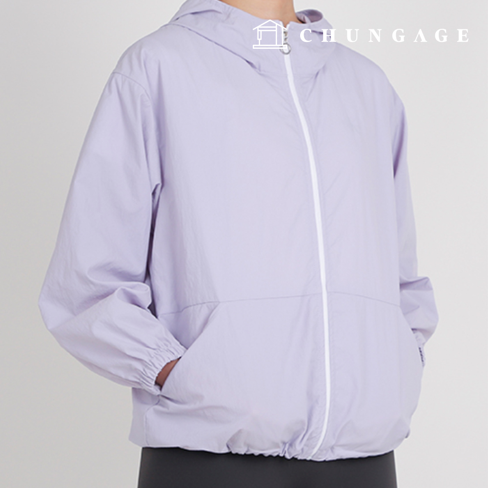 パタン女性デイリールーズフィット軽量防風服作り P1792