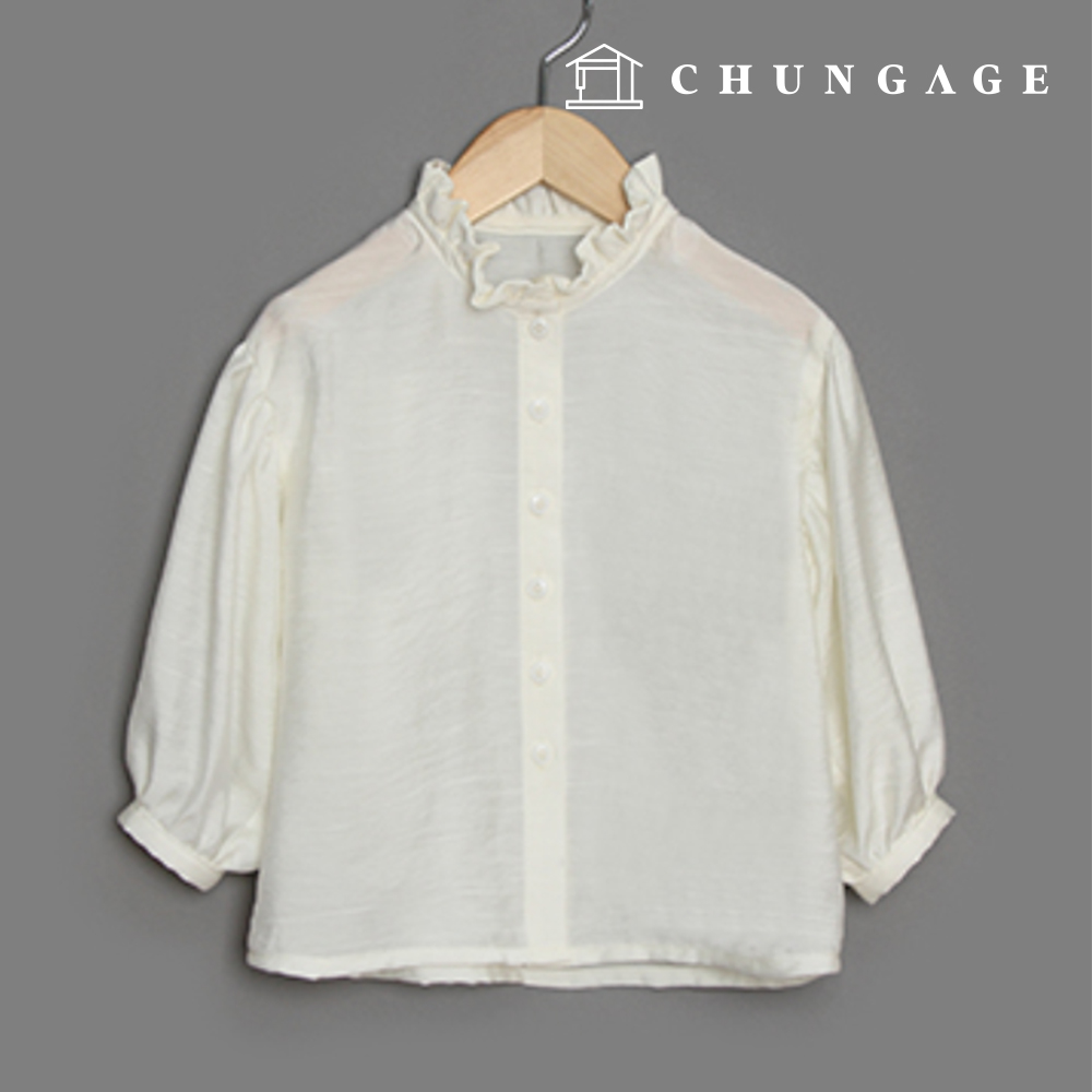 パタン 子供 しわ カラー ドロップ ショルダー ブラウス 服作り P1346