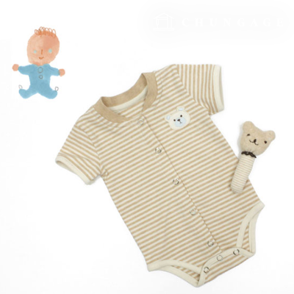 パタン幼児ボディスーツ服作り P743
