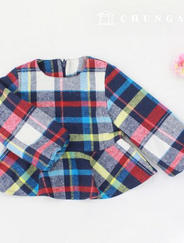 パタン子供パフラムブラウス服作りP229