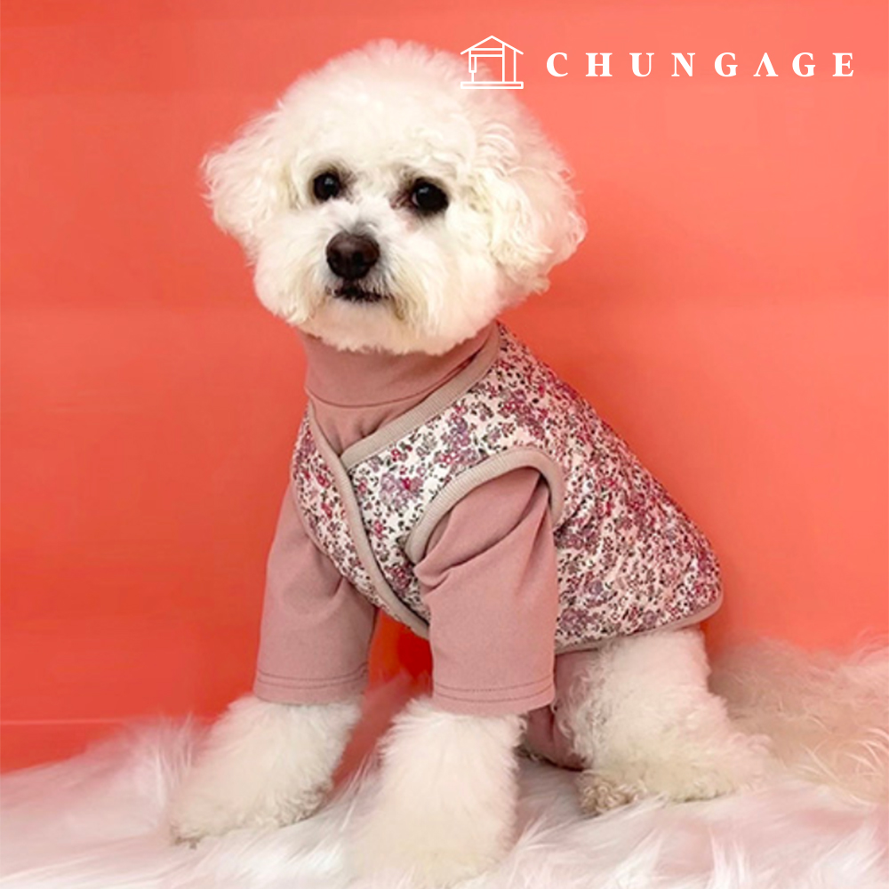 パタン子犬ペット犬シンプルバディングベスト服作り P1765