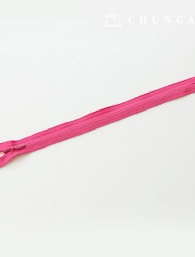 コンソールジッパーホーンソールジッパー隠しジッパー25cmホットピンク