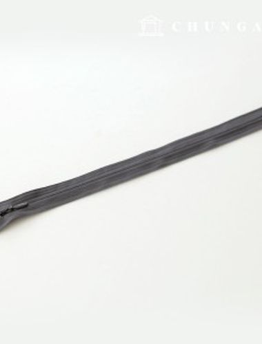 コンソールジッパーホーンソールジッパー隠しジッパー25cmダークグレー