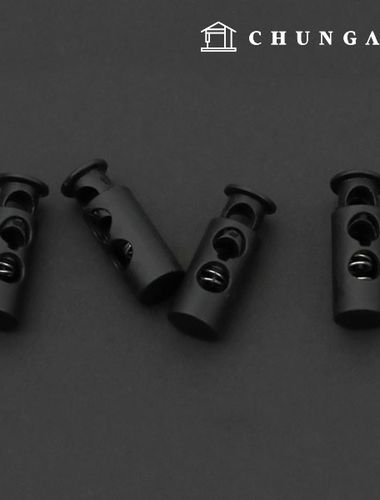 衣類ストッパーストラップ調節日付ストッパー無光モダンシリンダーブラック2球中