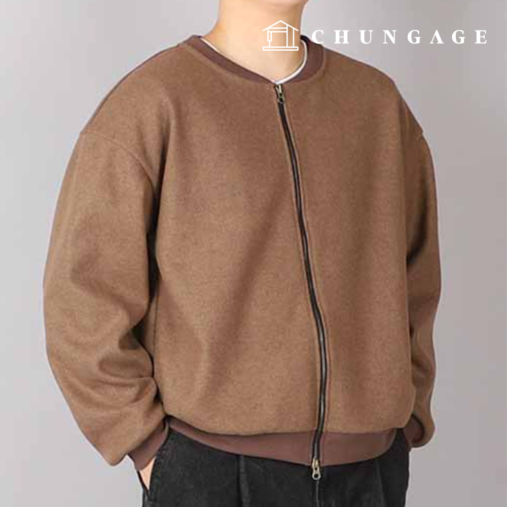 パタンメンズシンプルツーウェイジップアップジャンパ服作り P1693