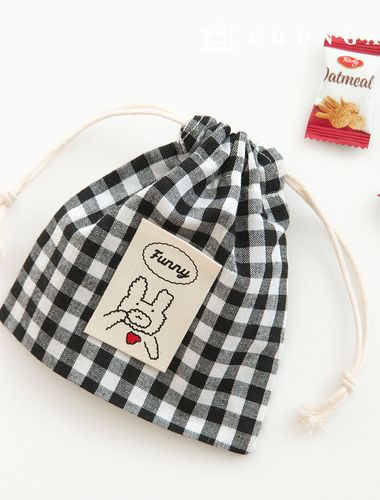 綿ラベル両接ファニーウサギナチュラル2個入りKL087