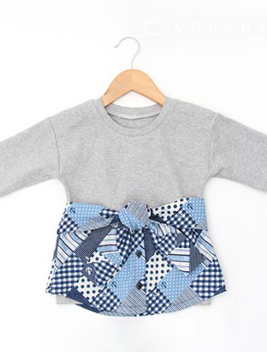 パタン 子供 レイヤード ワンピース 服作り P594