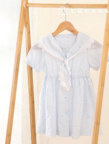 パタン子供スカーフワンピース服作りP578