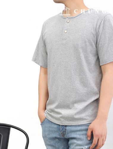 パタン男性ヘンリーネックティーシャツ服作りP441