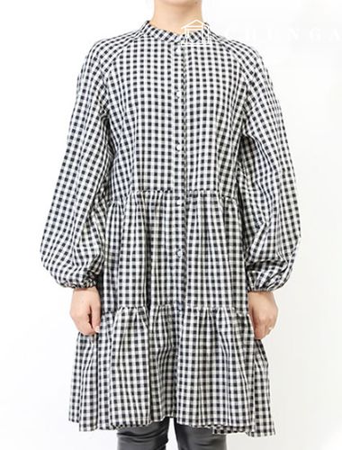 パタン女性カンカンワンピース服作りP978