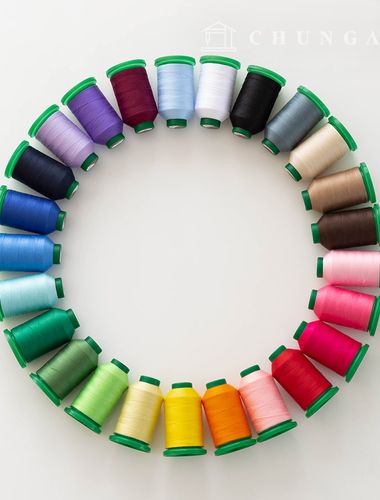 ミシン室ミシン糸服作りミシン室45水2合25色1000y