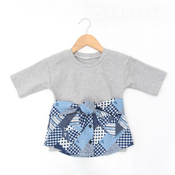パタン 子供 レイヤード ワンピース 服作り P594