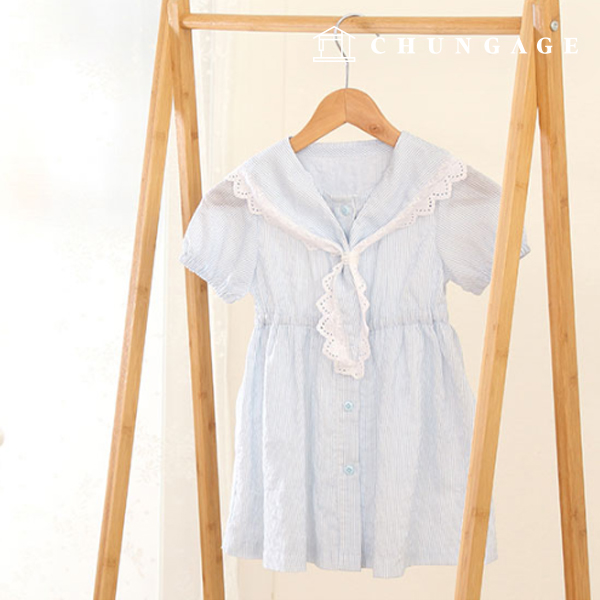 パタン子供スカーフワンピース服作りP578