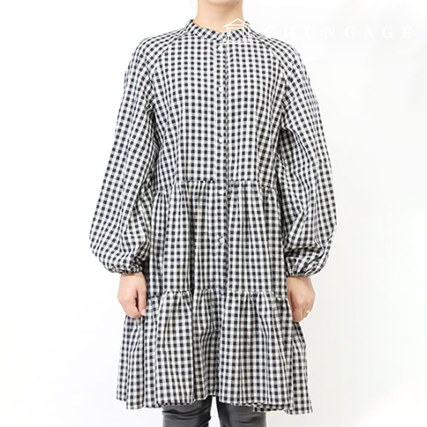 パタン女性カンカンワンピース服作りP978