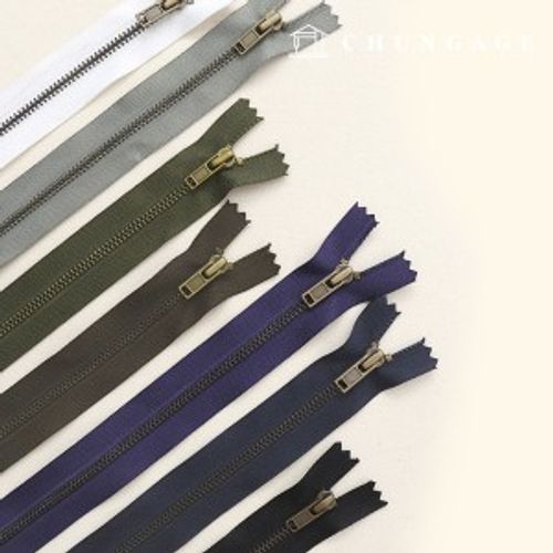 金属ジッパー20cm 3号ポケット用6種 45675