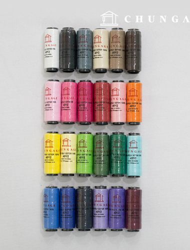 小型ミシン室ミシン室家庭一般工業用24色セット