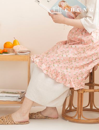 綿生地花柄フラワー生地20カウント 春355