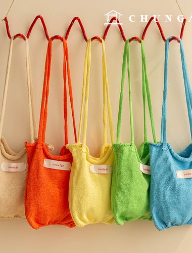 ニットミニ手袋 ニットバッグ 手首バッグ トートバッグ 平織りプレーヤー 5種