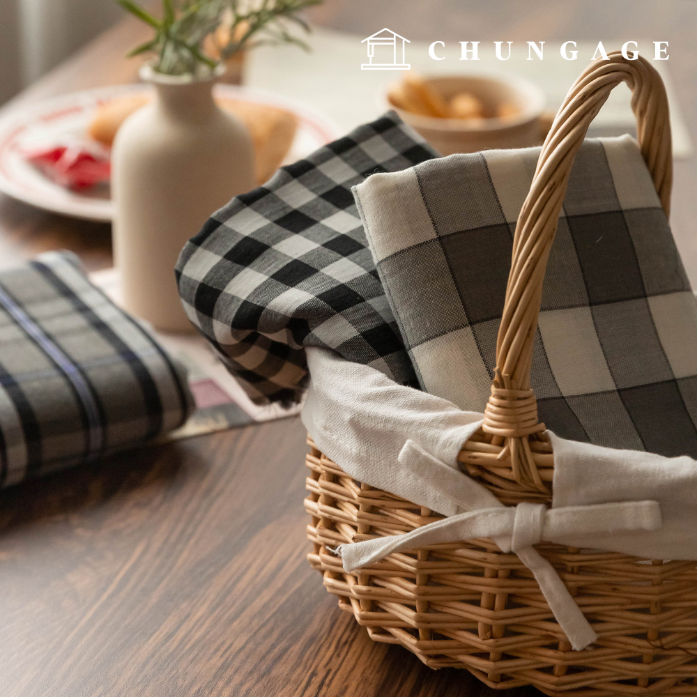 ポリ生地チェック パタン生地 広幅ピュアチェック 3種