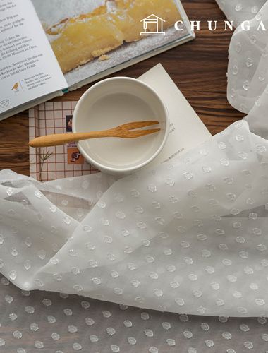 シフォン生地ポリ生地花柄フラワーパタン広幅ベール2種