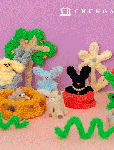 アンビル人形作り工芸用ワイヤーキーリング作り材料毛深いDIY複室