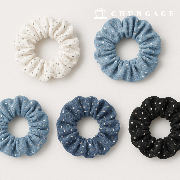 デニム生地ジーンズ生地広幅グリッタースペンコール5種