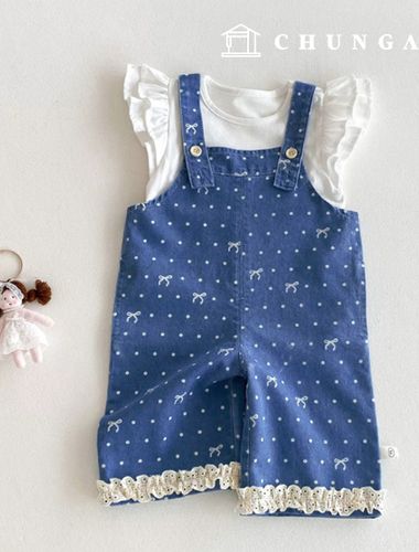 デニム生地ジーンズ生地コットン広幅リボントット