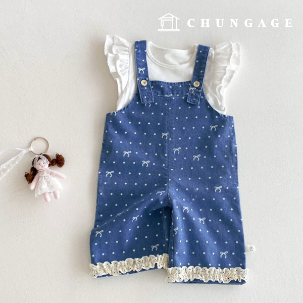 デニム生地ジーンズ生地コットン広幅リボントット