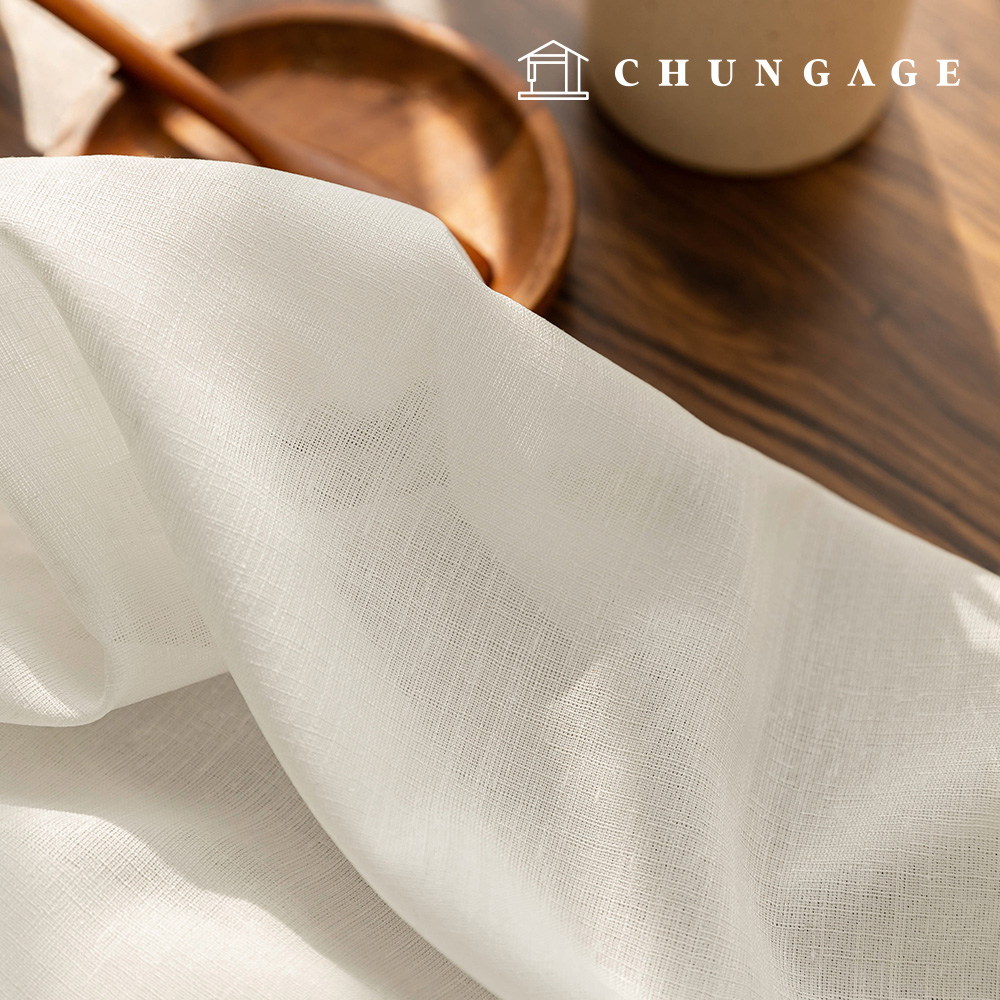 ポリ生地ガーゼ 平織り 衣類生地 広幅サンタナ