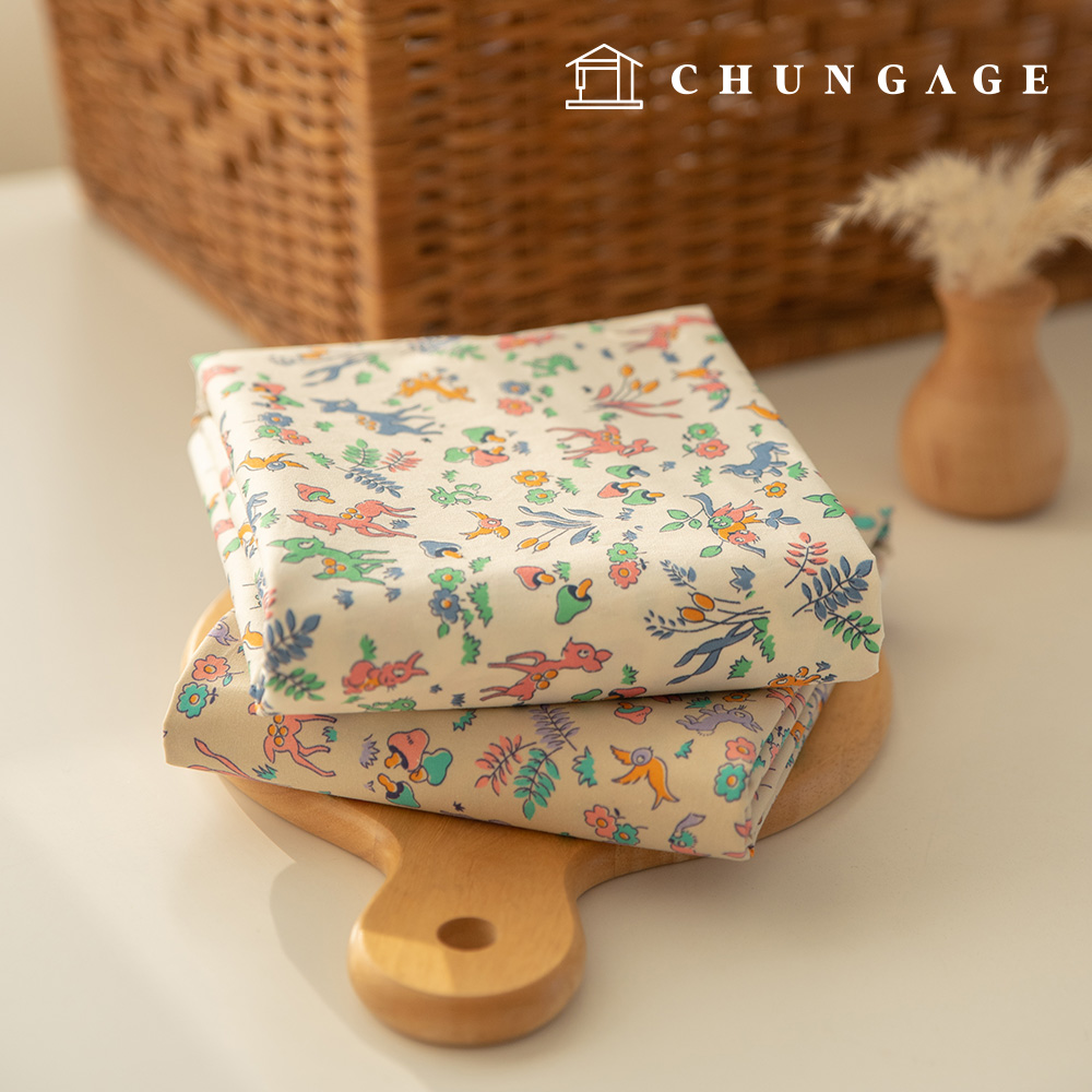 綿生地30カウント動物鹿生地広幅ガーデンバンビー2種