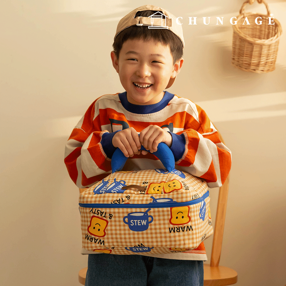 綿生地チェック生地ビンテージ生地20カウントトースト＆シチュー413