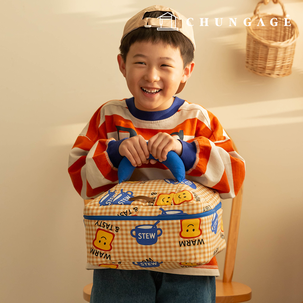 綿生地チェック生地ビンテージ生地20カウントトースト&シチュー413